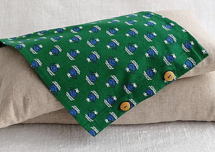 Úžitkový textil - FILKI návliečka na šupkový vankúš dĺžky 30 cm (veľrybky) - 12926455_
