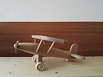 Hračky - Lietadlo z čerešňového dreva - 12931564_
