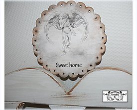 Tabuľky - Vintage tabulka-Anjelské uvítanie - 12931295_
