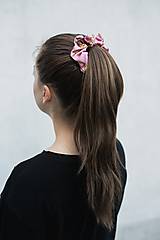 Ozdoby do vlasov - Gumička (Rose-pink) - 12933683_