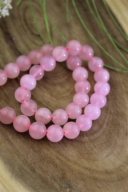 Minerály - ruženín korálky 10mm AKCIA! - 12939936_