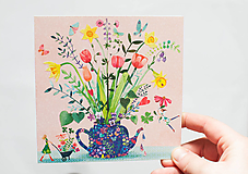 Papier - Pohľadnica "Floral Tea" - 12937132_