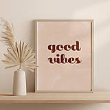 Grafika - "Good vibes" print - 12936303_