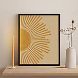 Grafika - Plagát so slnečnými lúčmi (40 × 50 cm) - 12940298_