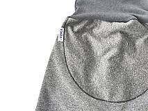 Detské oblečenie - Softshellky "grey&grey" (110 (4-5 r.) dl: 70cm) - 12943424_