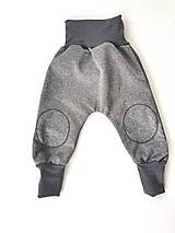 Detské oblečenie - Softshellky "grey&grey" (110 (4-5 r.) dl: 70cm) - 12943427_