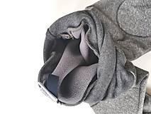 Detské oblečenie - Softshellky "grey&grey" (110 (4-5 r.) dl: 70cm) - 12943428_