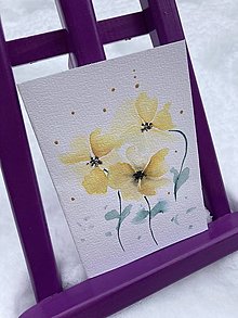 Papiernictvo - Pohľadnica - Kvety žlté - 12944564_