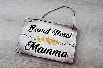 Tabuľky - Mama hotel tabuľka - 12947032_