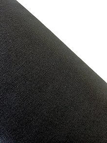 Textil - 100% bavlna čierna - 12947818_