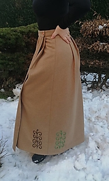 Vyšívaná hrejivá sukňa MERINO