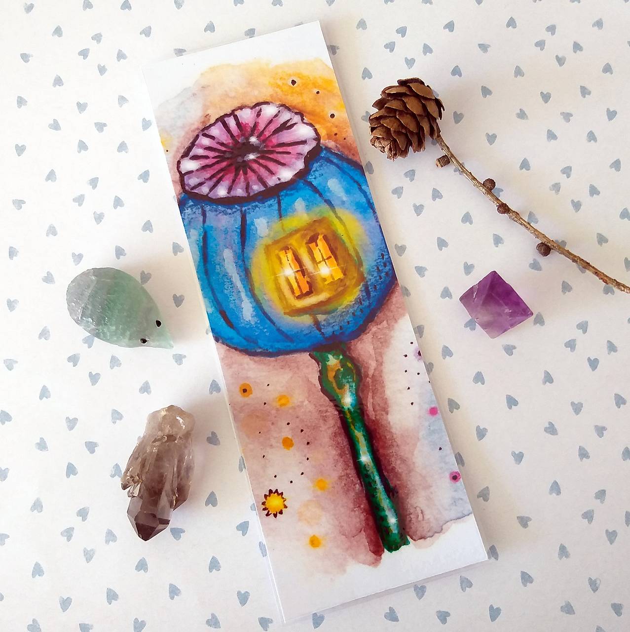 Domček v makovičke - knižná záložka