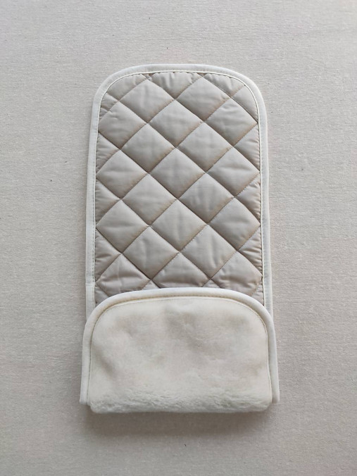 Detský textil - Podložka do vaničky  Bumbleride Indie Twin 100% merino top super wash SAND piesková - 12958301_