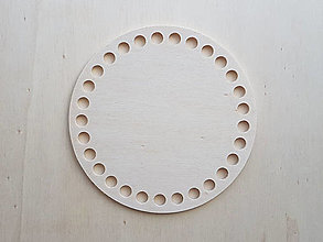 Polotovary - Drevené dno kruh 15x15cm - 12956073_
