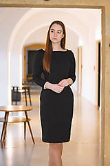 Šaty - Pouzdrové šaty Black - 12959797_