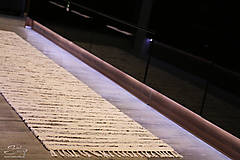 Úžitkový textil - Ručne tkaný koberec KOBERČEKY SLUŠŇÁK 125 cm šírka hnedý  - 12961114_