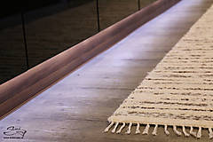 Úžitkový textil - Ručne tkaný koberec KOBERČEKY SLUŠŇÁK 125 cm šírka hnedý - 12961121_