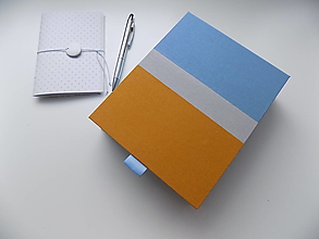 Papiernictvo - Box so zápisníkmi a miestom na pero - 12963139_
