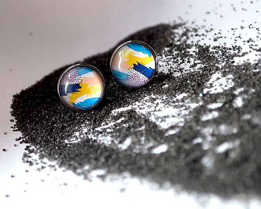 Náušnice - Akvarely..... - 12962218_