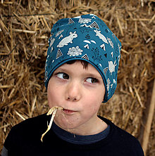 Detské čiapky - Zajko polárny - 12965514_