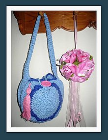 Detské tašky - Kabelka detská modrá - 12965470_