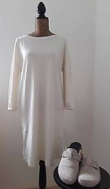Šaty - Basic Undyed Hemp Jersey Jumper Dress - 12963907_
