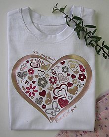 Detské oblečenie - Detské tričko Beautiful girl, krátky rukáv - 12961502_