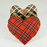 Úžitkový textil - dekoračný vankúš HEART - 12969177_