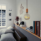 Iný materiál - LED žiarovka LOVE pre závesné lampy, E27, 250lm, 5W, Teplá biela, stmievateľná - 12973632_