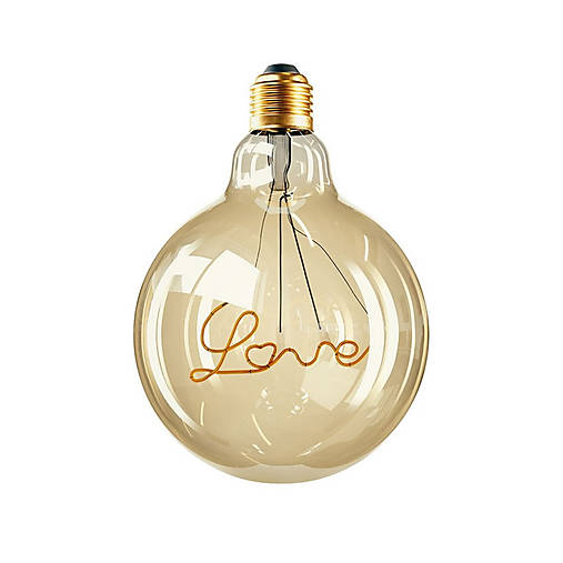 LED žiarovka LOVE pre závesné lampy, E27, 250lm, 5W, Teplá biela, stmievateľná