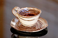 Nádoby - Keramická šálka na espresso 50ml-70ml - 12976490_