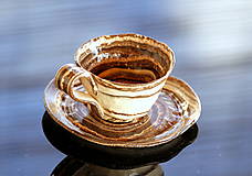 Nádoby - Keramická šálka na espresso 50ml-70ml - 12976494_