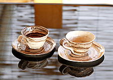 Nádoby - Keramická šálka na espresso 50ml-70ml - 12976511_