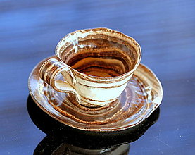 Nádoby - Keramická šálka na espresso 50ml-70ml - 12976495_