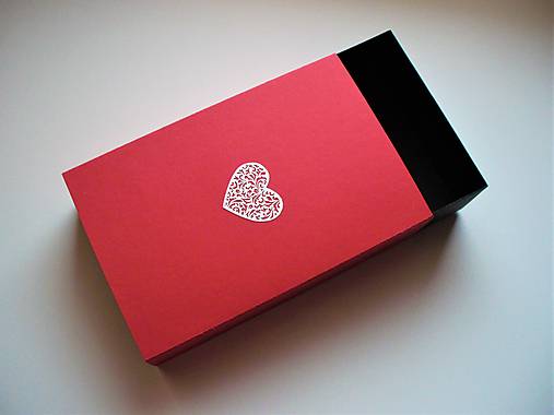 krabička valentín