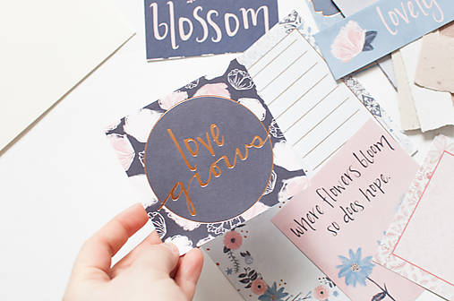 Papier - Journal tvorenie "bloom"  - 12978290_