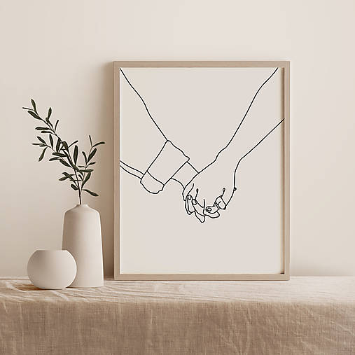 Grafika - Print "Ruky" - 12977519_