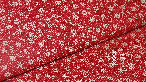 Textil - metráž kvietky - 12977289_