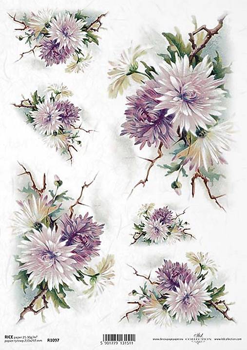 Papier - Ryžový papier R1097/ A4 - 12987970_