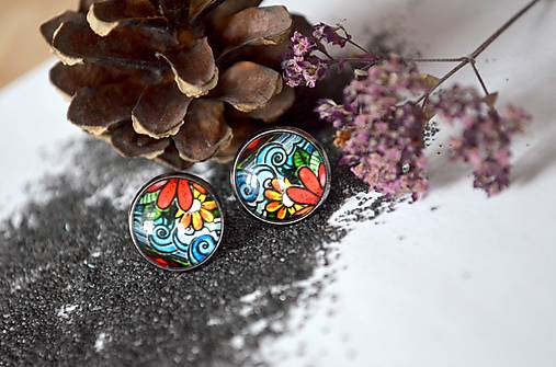 Náušnice - Plná zahrada..... - 12985071_