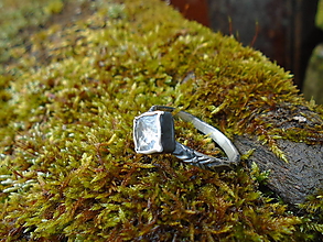 Prstene - Strieborny prsteň Ag 925 Topás - 12987915_