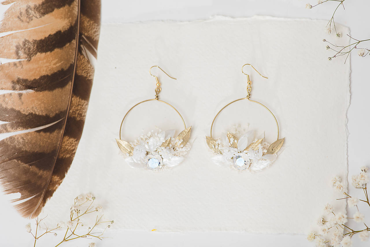 Glamour kruhové náušnice "z hĺbky duše"