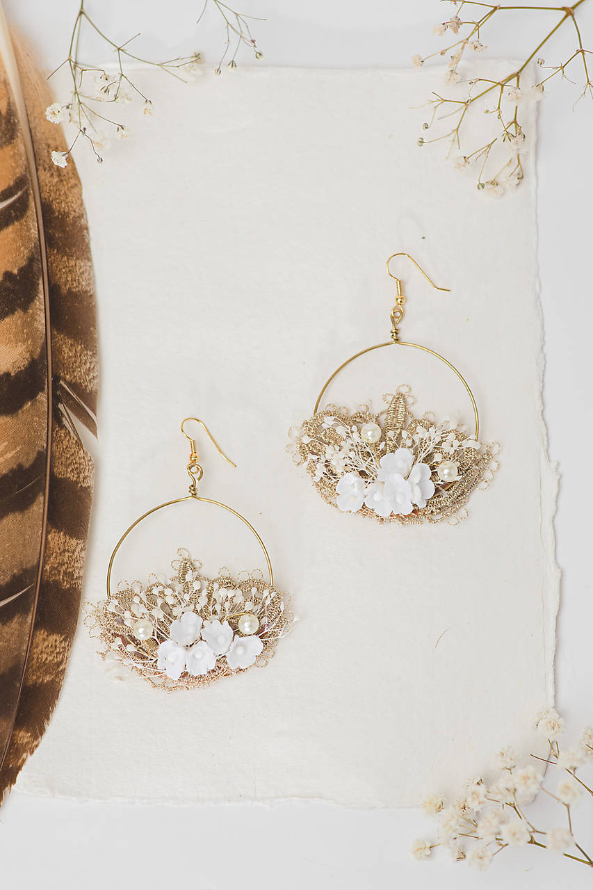 Glamour kruhové náušnice "v tebe"