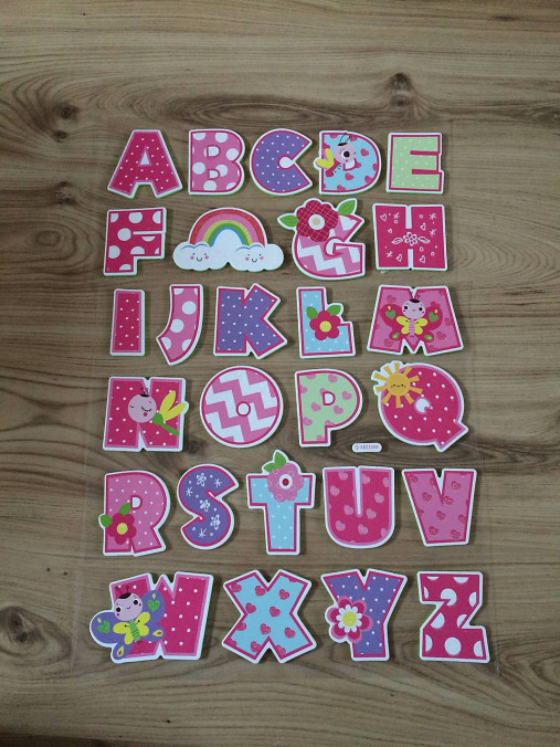 Polotovary - Abeceda , písmenká- vyskladaj si svoje meno - 12988448_