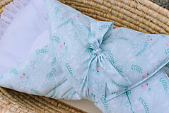 Detský textil - Zavinovačka "vtáčiky" - 12991744_