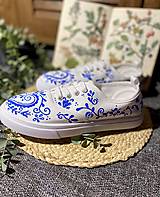 Ponožky, pančuchy, obuv - ♥ Ručne maľované tenisky ♥ - 12992226_