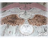 Dekorácie - Anjelské 3D krídla-drevorezba - 12992071_
