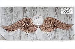 Dekorácie - Anjelské 3D krídla-drevorezba - 12992077_