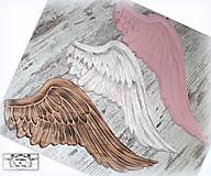 Dekorácie - Anjelské 3D krídla-drevorezba - 12992078_