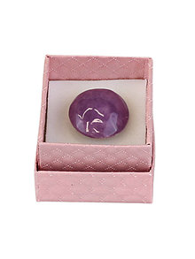 Prstene - Prsteň keramický fialový - 12998328_